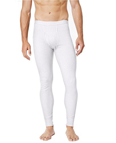 Alfani Men's Thermal Pants F16P -Small- White-