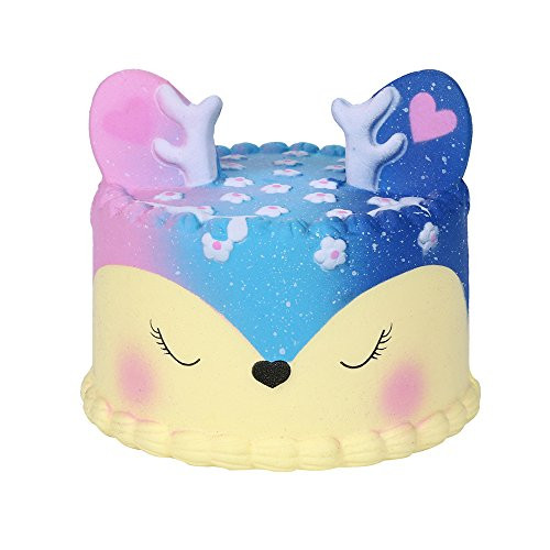 F_Gotal Squishies Slow Rising Jumbo Deer Cake Kawaii Squishy Toys Cream Scented Stress Relief Squeeze Toys for Kids Adult Gifts F_Gotal Squishies Slow Rising Jumbo Deer Cake Kawaii Squishy Toys Cream Scented Stress Relief Squeeze Toys for Kids Adult Gifts