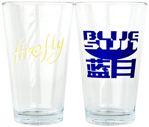 QMX Firefly Pint Glasses -Set of 2-