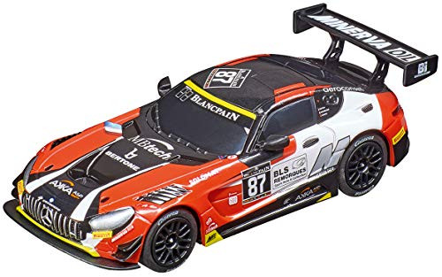 Carrera 64135 Mercedes-AMG GT3 Team AKKA-ASP 87 GO Analog Slot Car Racing Vehicle 1-43 Scale
