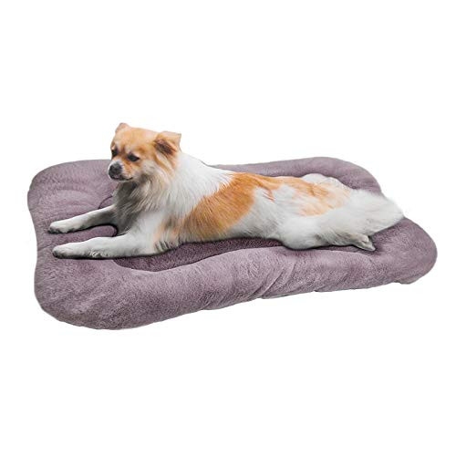 WZ PET Calming Dog Bed Mat Soft Crate Pad-Machine Washable Dog Crate Bed-Anti-Slip Dog Crate Mats for Large Dogs and Cats Kennel Pad--36x24inch-Purple- WZ PET Calming Dog Bed Mat Soft Crate Pad-Machine Washable Dog Crate Bed-Anti-Slip Dog Crate Mats for Large Dogs and Cats Kennel Pad--36x24inch-Purple-