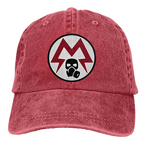 Metro Exodus Fashion Adjustable Baseball Cap Cowboy Hat Outdoor Cowboy Sports Red