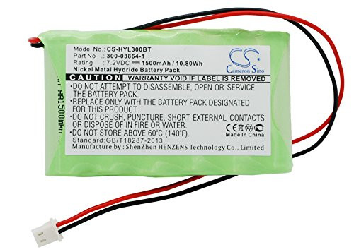 Battery Replacement for Honeywell L3000GSMPK L5000 Lynx Touch L5100 Lynx Touch L5200 Lynx Touch L5210 Lynx Touch Lynx Control Panels Lynx L3000 Lynx L5000