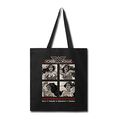 DC Comics Originals Wonder Woman Tiles Tote Bag- black DC Comics Originals Wonder Woman Tiles Tote Bag- black