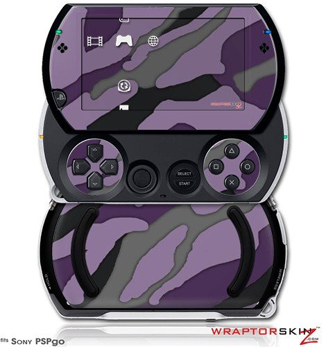 Camouflage Purple - Decal Style Skins -fits Sony PSPgo-