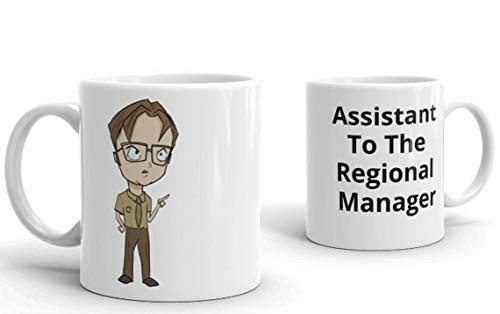 Assistant To The Regional Manager Mug | The Office Michael Scott Dwight Schrute Dunder Mifflin Paper Company Tv Show Parody 11oz. Coffee Mug Assistant To The Regional Manager Mug | The Office Michael Scott Dwight Schrute Dunder Mifflin Paper Company Tv Show Parody 11oz. Coffee Mug