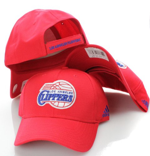 adidas Los Angeles Clippers Basic Logo Cotton Primary Adjustable Strapback Hat