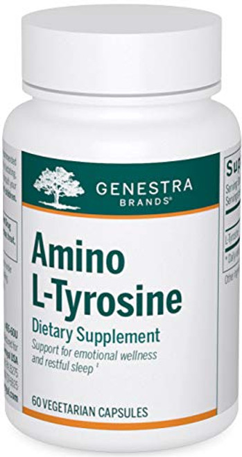 Genestra Brands - Amino L-Tyrosine - Support for Dopamine and Norepinephrine Production - 60 Capsules Genestra Brands - Amino L-Tyrosine - Support for Dopamine and Norepinephrine Production - 60 Capsules