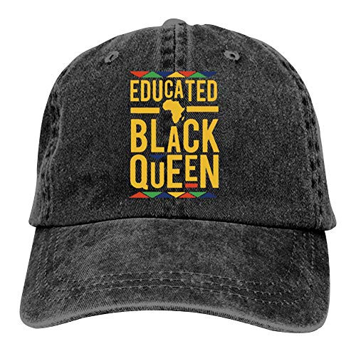 YOHOMO African Educated Black Queen Unisex Vintage Adjustable Cotton Baseball Cap Denim Dad Hat Cowboy Hat YOHOMO African Educated Black Queen Unisex Vintage Adjustable Cotton Baseball Cap Denim Dad Hat Cowboy Hat