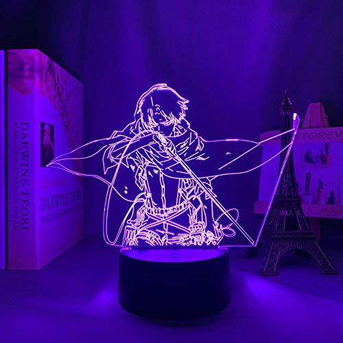 3D Illusion Lamp Anime Attack on Titan Sasha Braus Chibi Light for Bedroom Decor Kids Gift Attack on Titan LED Night Light Sasha BRAU Lamp led Night Light for Kids 7 Color Touch 3D Illusion Lamp Anime Attack on Titan Sasha Braus Chibi Light for Bedroom Decor Kids Gift Attack on Titan LED Night Light Sasha BRAU Lamp led Night Light for Kids 7 Color Touch