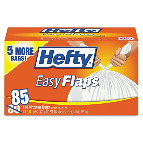 Hefty Easy Flaps 13 Gal Tall Kitchen Bags - 80 CT