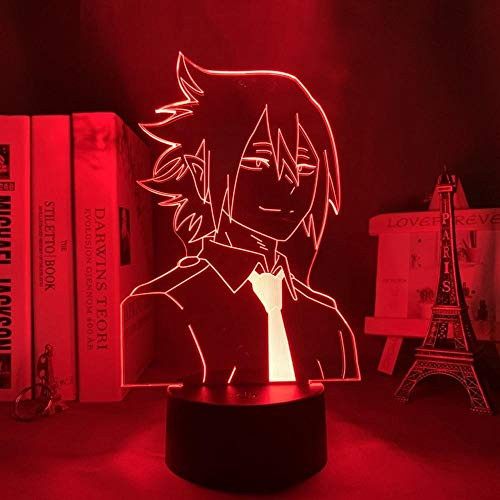 3D Night Light Anime Illusion Anime My Hero Academia Tamaki Amajiki Light for Bedroom Birthday Gift MOKITO Tamaki Lamp My Hero Academia Lamp led Night Light for Kids 7 Color Touch