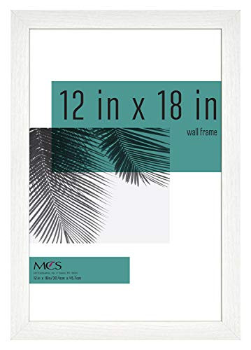 MCS Industries Studio Gallery Frames- 12x18 in- White Woodgrain
