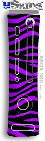 XBOX 360 Faceplate Skin - Purple Zebra