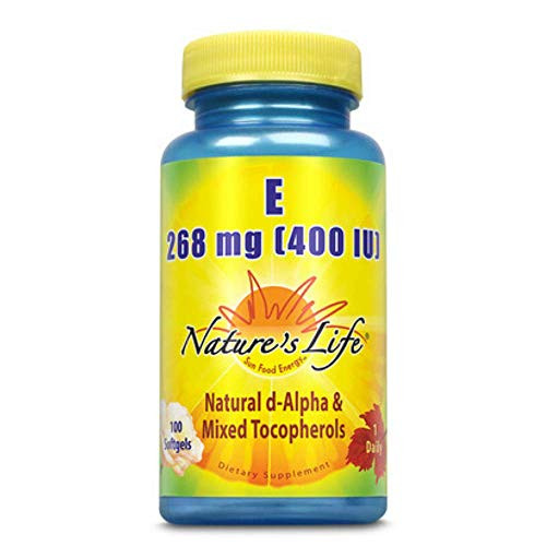 Nature's Life Vitamin E- 400 IU | 100 ct Nature's Life Vitamin E- 400 IU | 100 ct
