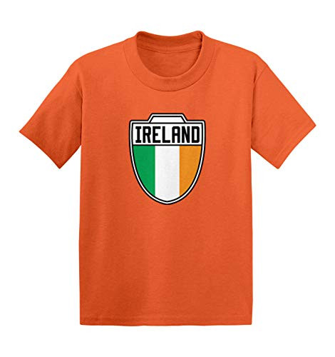 Ireland - Country Soccer Crest Infant/Toddler Cotton Jersey T-Shirt -Orange- 5T-