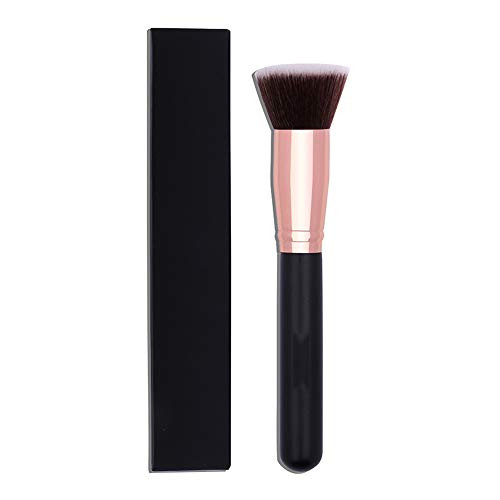 JIN GUI Flat Top Face Makeup Brush- Synthetic Dense Bristles Large Coverage Mineral Foundation Brushs - Buffing- Stippling- Concealer Perfect Blending
