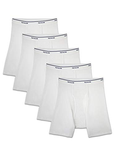 Fruit of the Loom Men's CoolZone Boxer Briefs- White- Medium
