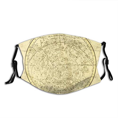 yanfind Astrology Constellation Chart Astronomy Old Fashioned Retro Ancient Renaissance Astronomical Clock Medieval Dust Washable Reusable Filter and Reusable Mouth Warm Windproof Cotton Face yanfind Astrology Constellation Chart Astronomy Old Fashioned Retro Ancient Renaissance Astronomical Clock Medieval Dust Washable Reusable Filter and Reusable Mouth Warm Windproof Cotton Face