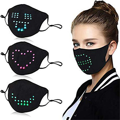oceansEdge11 dasd ?US Stock? LED Voice-Activated Luminous Face_Mask for Adult- Glow in The Dark Face_Mask- Masquerade Christmas Festival Party Rechargeable- Light Up Sound Control Colorful Waterproof Bandanas -D- oceansEdge11 dasd ?US Stock? LED Voice-Activated Luminous Face_Mask for Adult- Glow in The Dark Face_Mask- Masquerade Christmas Festival Party Rechargeable- Light Up Sound Control Colorful Waterproof Bandanas -D-