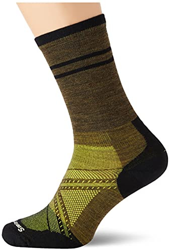 Smartwool Men's PhD Cycle Pattern Crew Ultra Light Merino Wool Socks