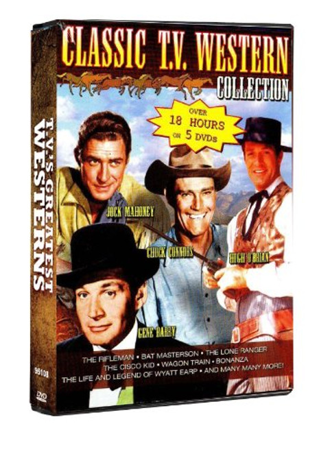 TV's Greatest Westerns- The Rifleman- Bat Masterson- The Lone Ranger- The Cisco Kid- Wagon Train- Bonanza- and more