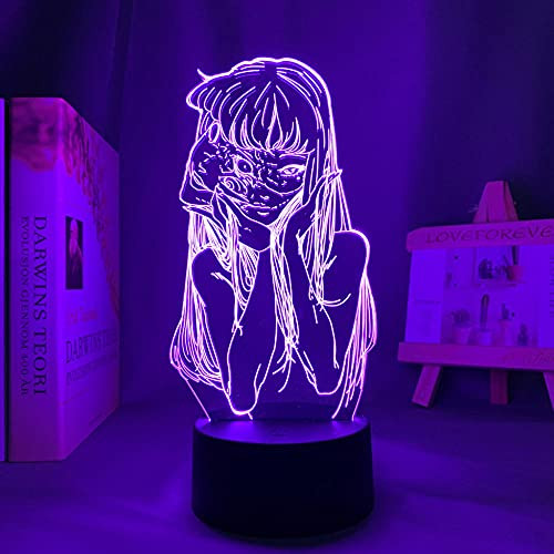 KATA Anime 3D Lamp Junji Ito Collection Tomie for Bedroom Decor Nightlight Birthday Gift Manga Junji Ito Collection Led Night Light Touch