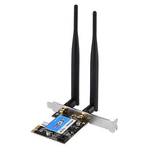 Estink PCIE Network Card- 433Mbps Dual Band 2.4G/5G Plus Bluetooth 4.0 Bluetooth PCI Express Wireless Network Card for Desktop Estink PCIE Network Card- 433Mbps Dual Band 2.4G/5G Plus Bluetooth 4.0 Bluetooth PCI Express Wireless Network Card for Desktop