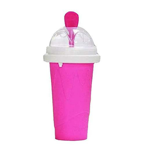 Auralto Slushy Ice Cream Maker Squeeze Peasy Slush Quick Cooling Cup Milkshake Bottles