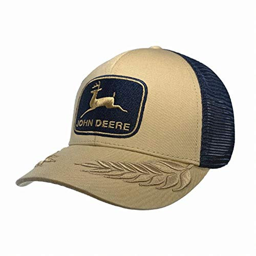 John Deere Twill Mesh Back Trucker Hat- Navy