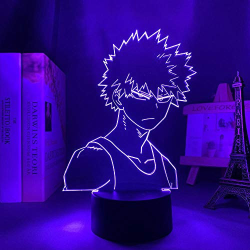 3D Anime Lamp Anime Led Light My Hero Academia Bakugo for Bedroom Decor Birthday Gift Manga Gadget My Hero Academia Katsuki Bakugo 3D Lamp
