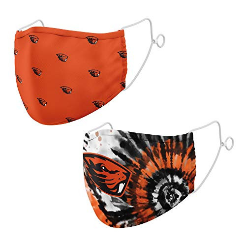 Top of the World NCAA Oregon State Beavers Unisex Team Color Face Mask 2-Pack- Oregon State Beavers Orange- One Size -MTW_300 and 330- Top of the World NCAA Oregon State Beavers Unisex Team Color Face Mask 2-Pack- Oregon State Beavers Orange- One Size -MTW_300 and 330-