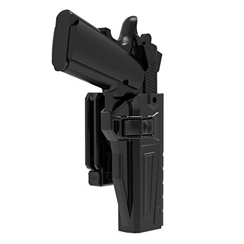 Belt Holster for Colt 1911 5inch Holsters Without Rail- OWB Holster for Colt 1911 .45/Taurus 1911/SA 1911/Springfield 1911- 360 Adjustable Open Carry Holster Also Fits Variants 1911 5inch Pistol- RH