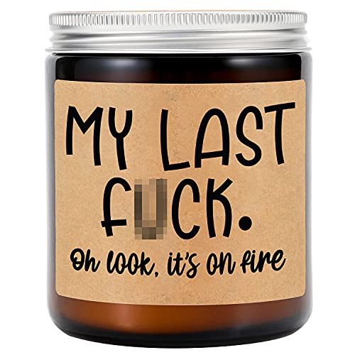 GSPY Scented Candles - Funny Gifts- Housewarming Gift- Candles Gifts for Women- Men - Best Friend- BFF Gifts - Funny Birthday Gifts for Her- Him- Coworker - Fathers Day- Boyfriend Gifts- Husband Gifts