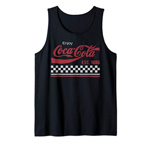 Coca-Cola Established 1886 Checkerboard Logo Tank Top