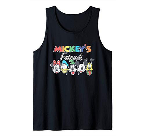 Disney Mickey's Friends Rainbow Tank Top