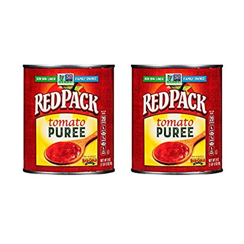 Redpack Tomato Puree- Kosher and Gluten Free- 29 Ounce Cans- 2-Pack
