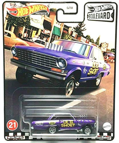 DieCast Hotwheels '63 Chevy Nova -Purple- 21- 2021 Boulevard Series