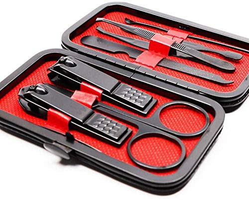 SGSG Nail Nippers Black Nail Clippers Set Nail Clippers Set Nail Clippers