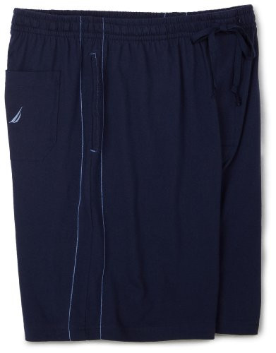 Nautica Men's 100 percent Cotton Jersey Knit Short- Peacoat- X-Large