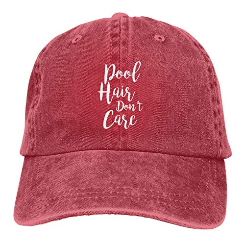 Nigen Women Soft Baseball Cap Adjustable Denim Hat Pool Hair Don't Care. Nigen Women Soft Baseball Cap Adjustable Denim Hat Pool Hair Don't Care.