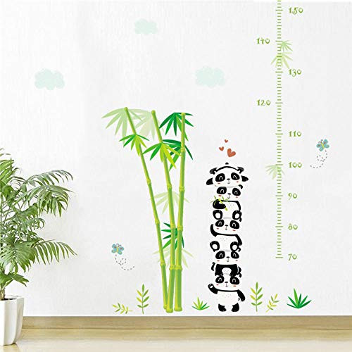Wall Sticker Panda Bamboo Clouds Plant Height Measure Wall Stickers for Kids Rooms Animals Growth Chart Wall Decals Wall Sticker Panda Bamboo Clouds Plant Height Measure Wall Stickers for Kids Rooms Animals Growth Chart Wall Decals