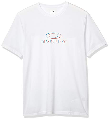 Oakley Men's Match Ellipse Ss Tee- White- XL