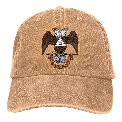 WENNUAN Freemasonry and-Scottish-Rite Unisex Adult Cap Adjustable Cowboys Hats Baseball Cap