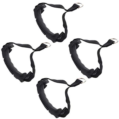 BESPORTBLE 4pcs Pull Handles Resistance Bands Gym Handles for Cable Machines and Resistance Bands Replacement Fitness Equipment for Pilates Yoga and Strength Training