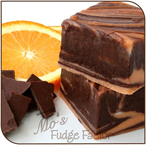 Mo's Fudge Factor- Dark Chocolate Orange Fudge- 1/2 Pound