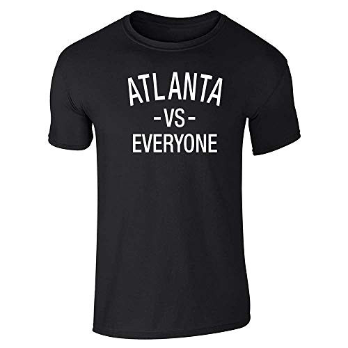 Pop Threads Atlanta vs Everyone Sports Fan Black M Graphic Tee T-Shirt for Men