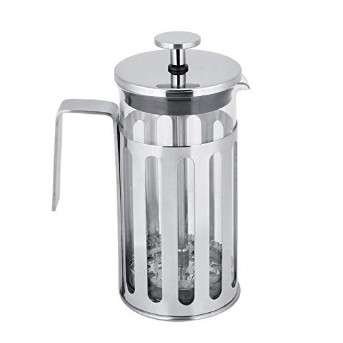 Coffee Pot Stainless Steel Glass French Press Filter Coffee Pot Household Tea Maker -350ML-