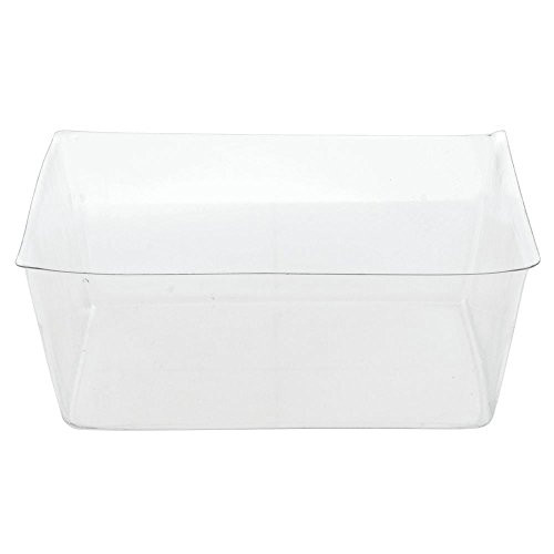 Hubert Basket Liner Square Clear PETG - 12inch L x 12inch W x 4inch H