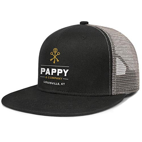 Unisex Flat Hat Pappy-Van-Winkle- Lightweight Cozy Adjustable Trucker Hat